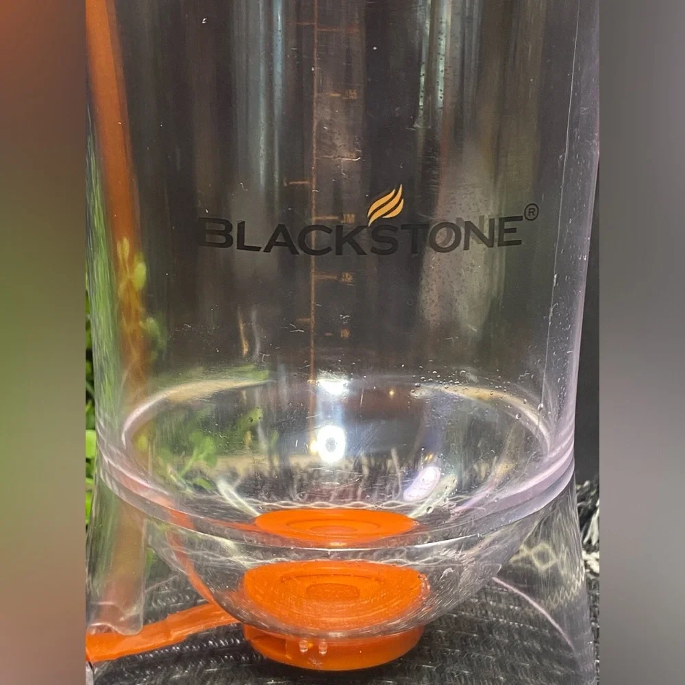 Blackstone Transparent and Orange‎ Batter Dispenser